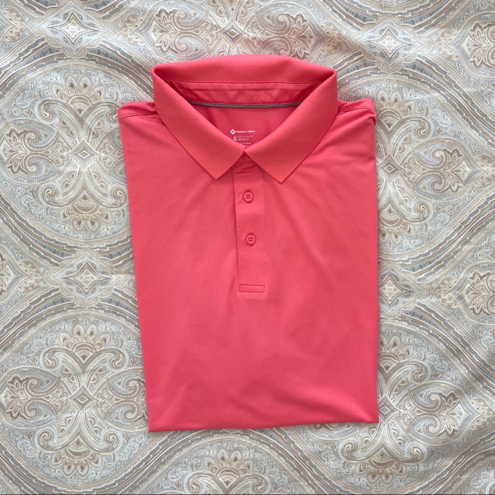 Men's Stylish Pink Polo Shirt
